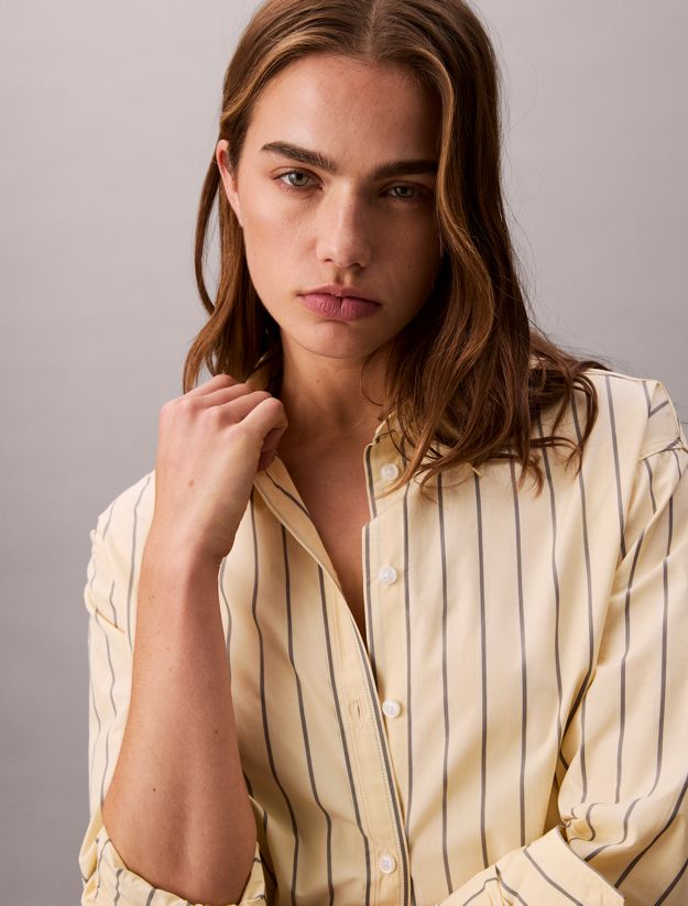 Striped Button-Down Shirt