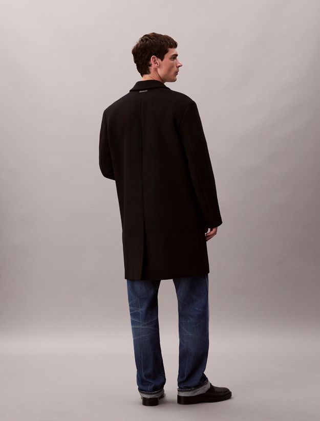 Wool Blend Overcoat