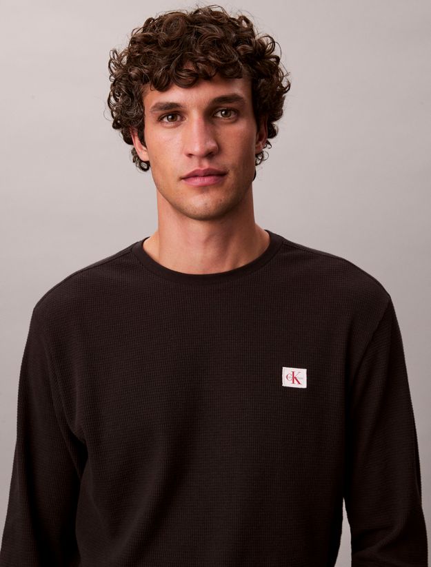 Long Sleeve Waffle T-shirt