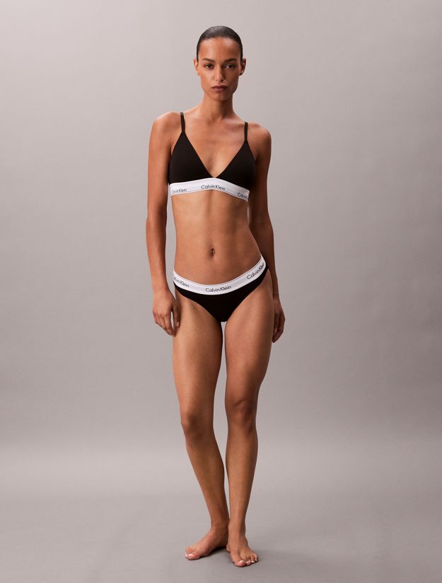 Lightly Lined Triangle Bralette - Icon Cotton Modal