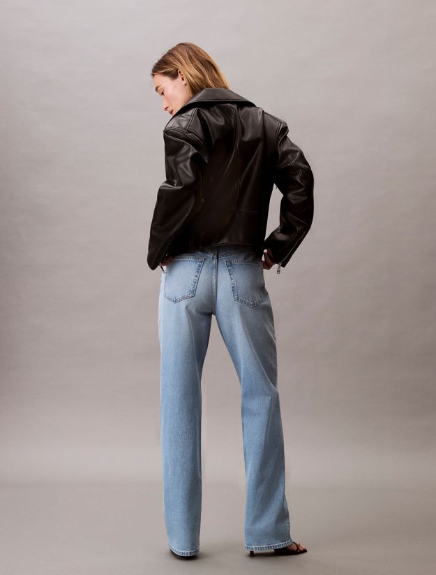 High Rise Straight Jeans