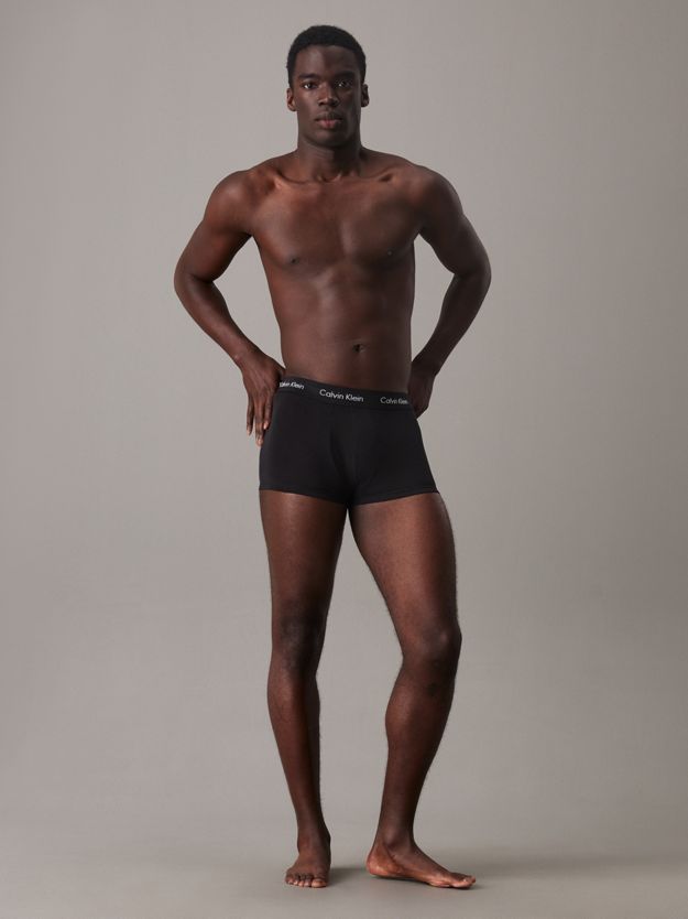 5 Pack Low Rise Trunks - Cotton Stretch