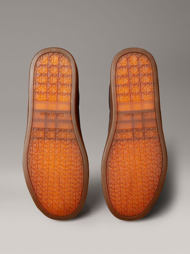 Tumbled Leather Flexible Sole Trainers