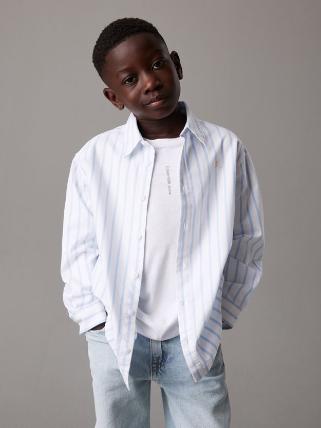 Relaxed Striped Oxford Shirt