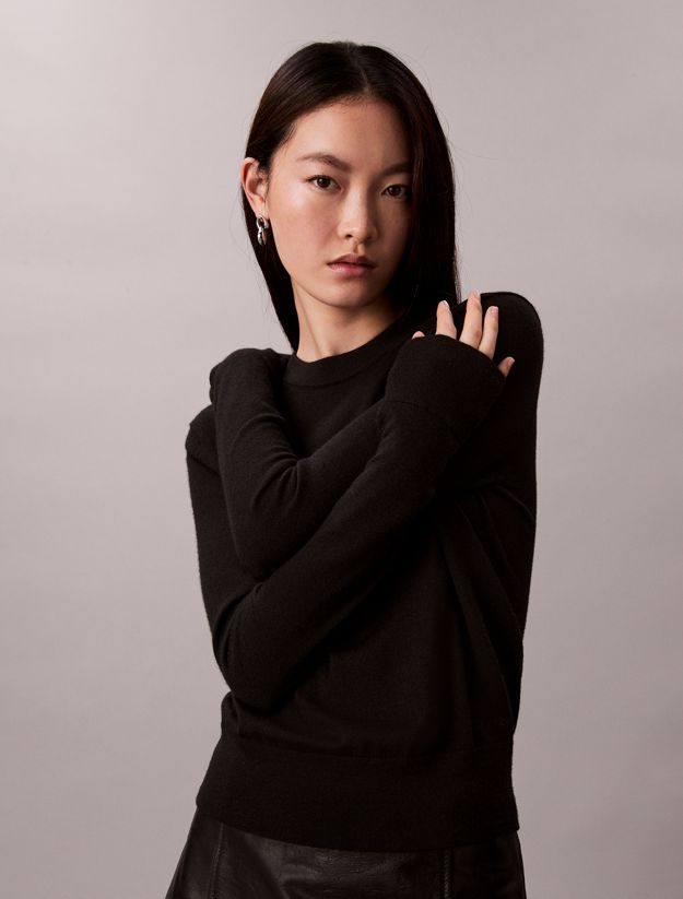 Merino Wool Crew Neck Jumper