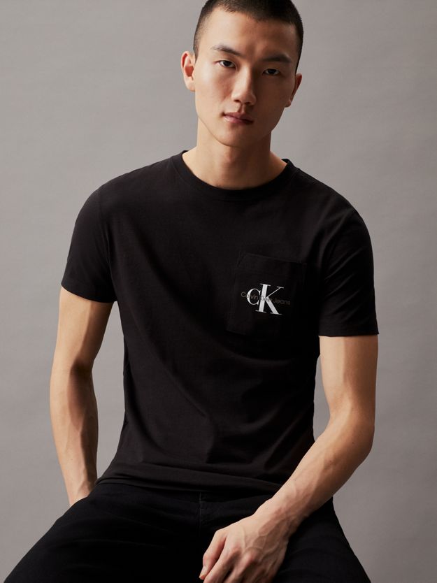 Slim Monogram Pocket T-shirt