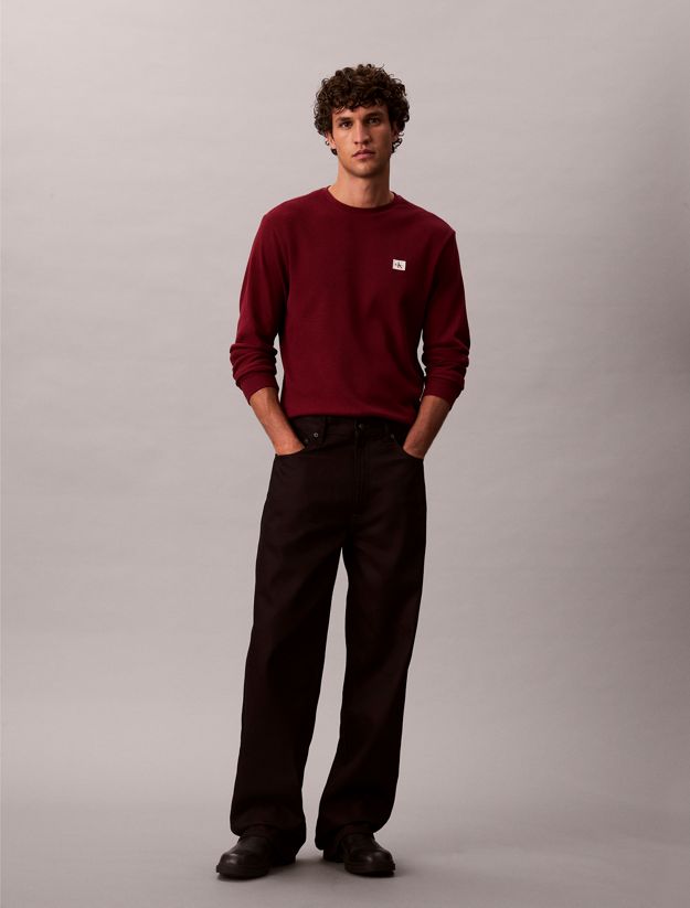 Long Sleeve Waffle T-shirt