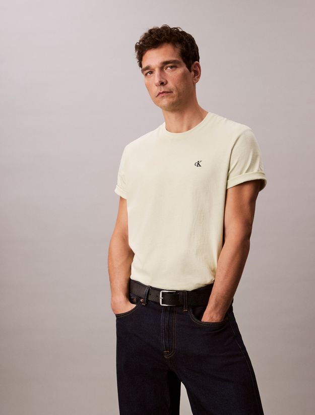 Embroidered Monogram Logo Relaxed T-Shirt