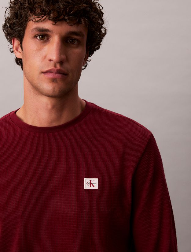 Long Sleeve Waffle T-shirt