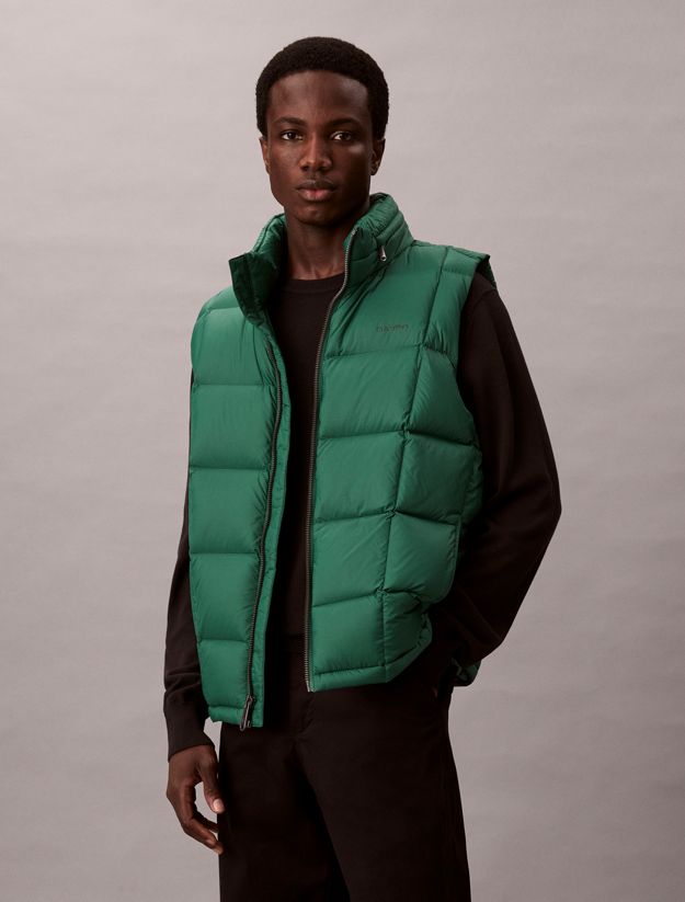 Nylon Quilted Puffer Vest
