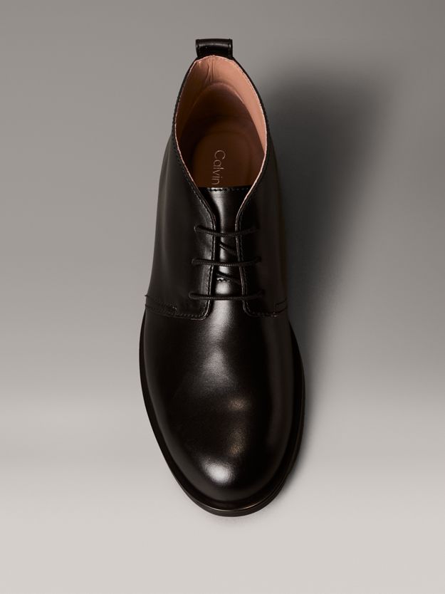 Leather Desert Boot Lace-Up Shoes