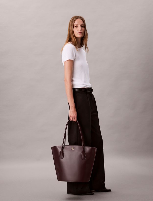 Monogram Logo Hardware Tote Bag