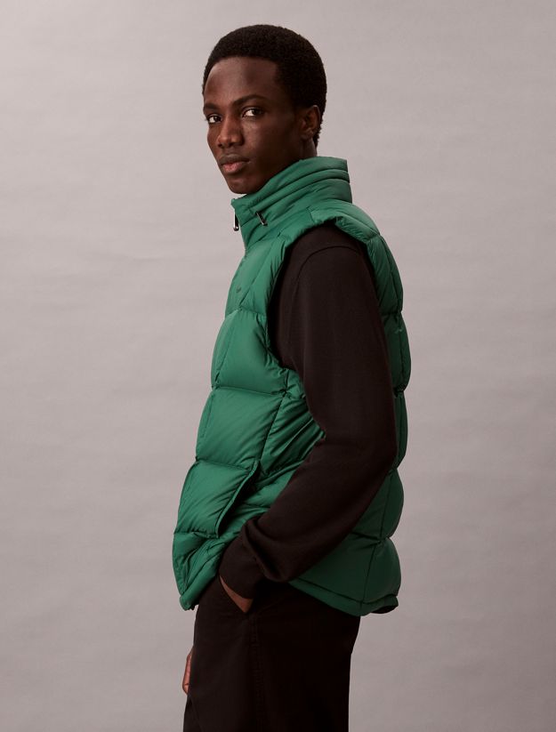 Nylon Quilted Puffer Vest