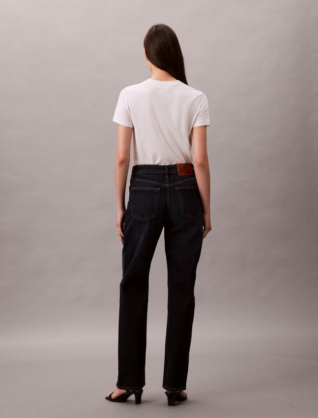 High Rise Straight Jeans