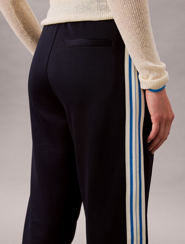 High Shine French Terry Track Pants