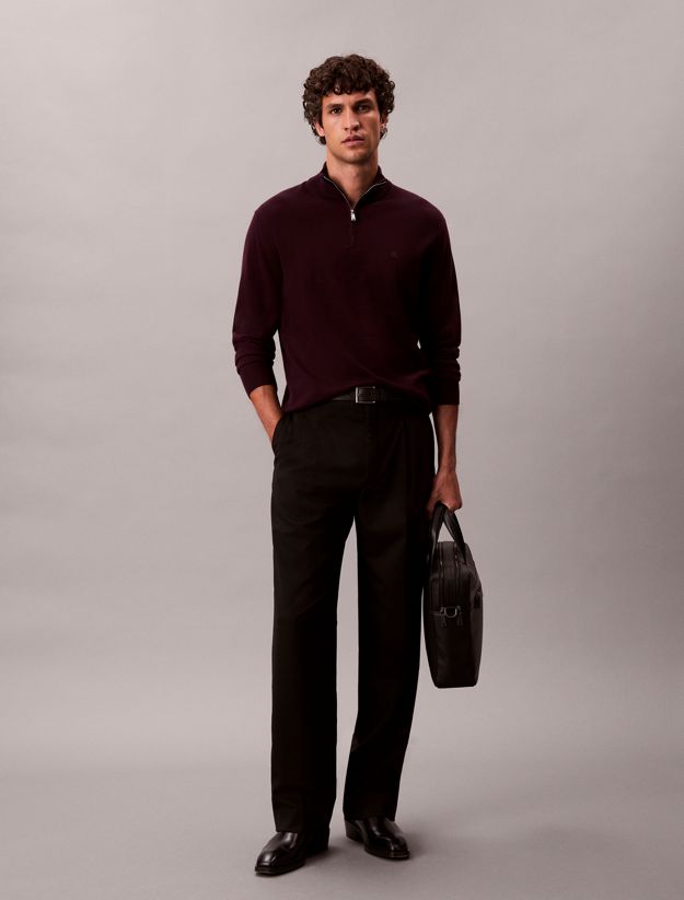 Quarter Zip Merino Jumper