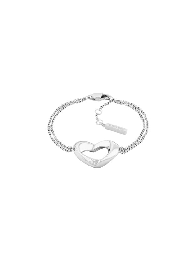 Double Chain Heart Bracelet