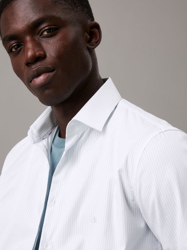 Slim Striped Dress Shirt
