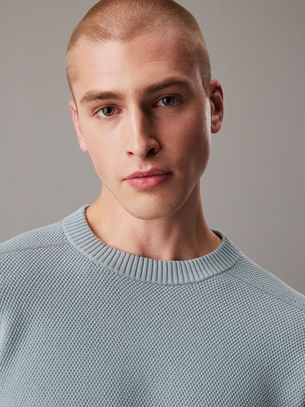 Textured Cotton Jumper