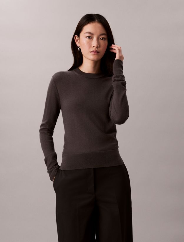 Merino Wool Crew Neck Jumper