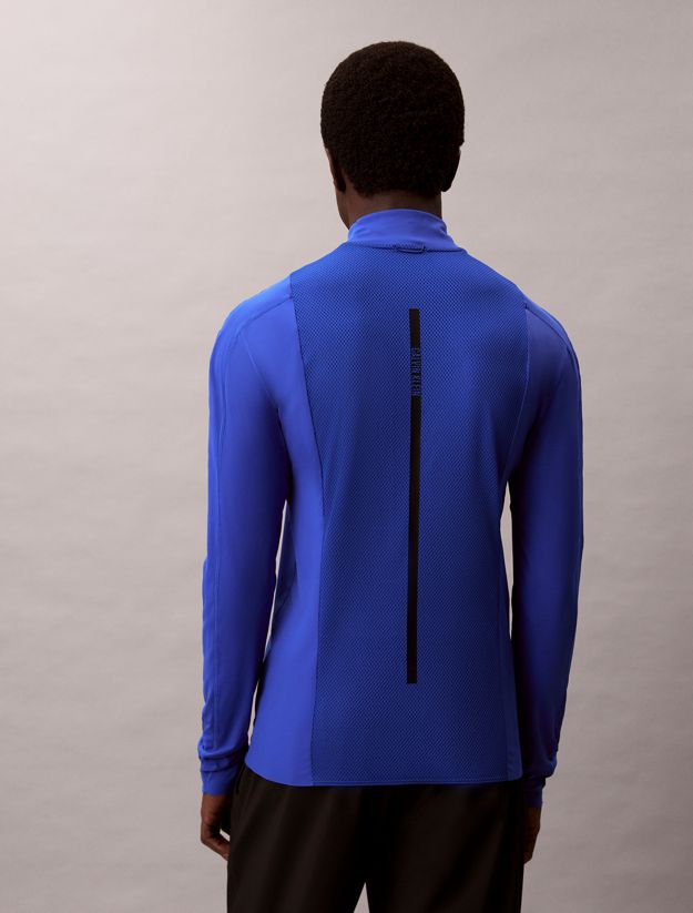 Performance 1/4 Zip Long Sleeve Gym T-shirt