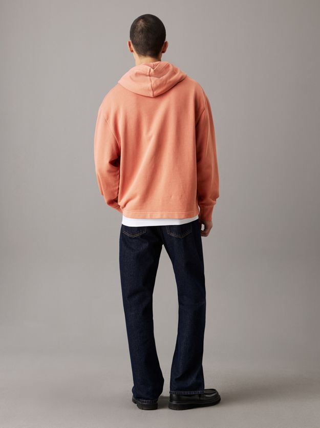 Relaxed Washed Cotton Hoodie