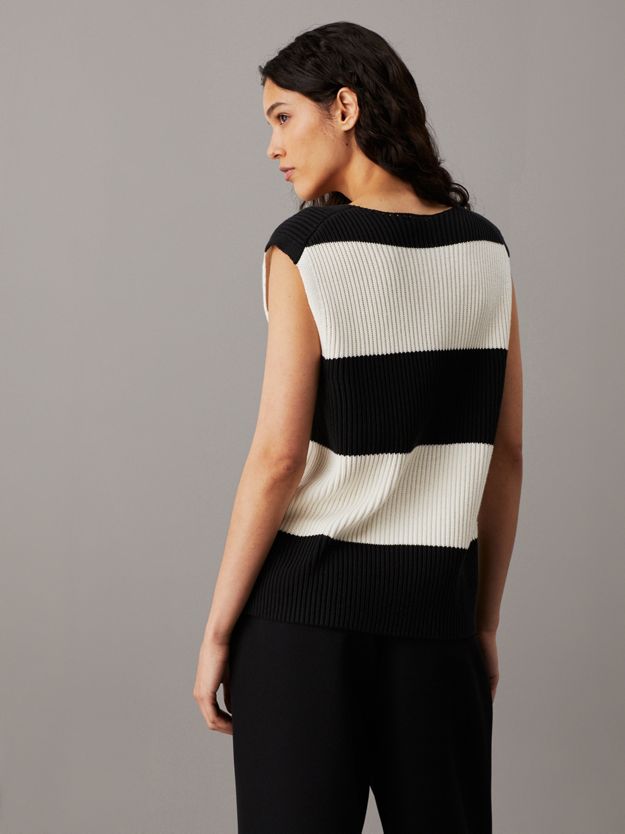 Chunky Ribbed Cotton Vest
