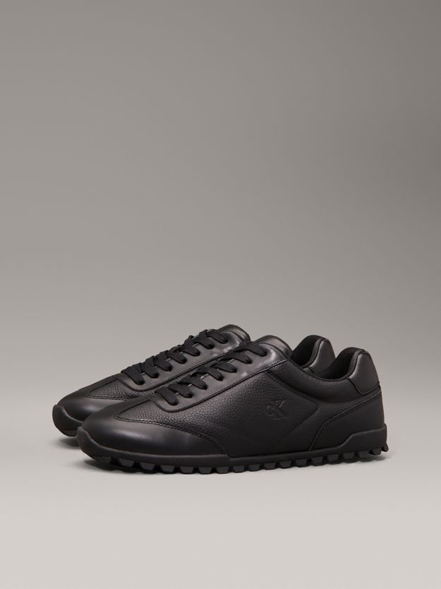 Leather Low Profile Trainers