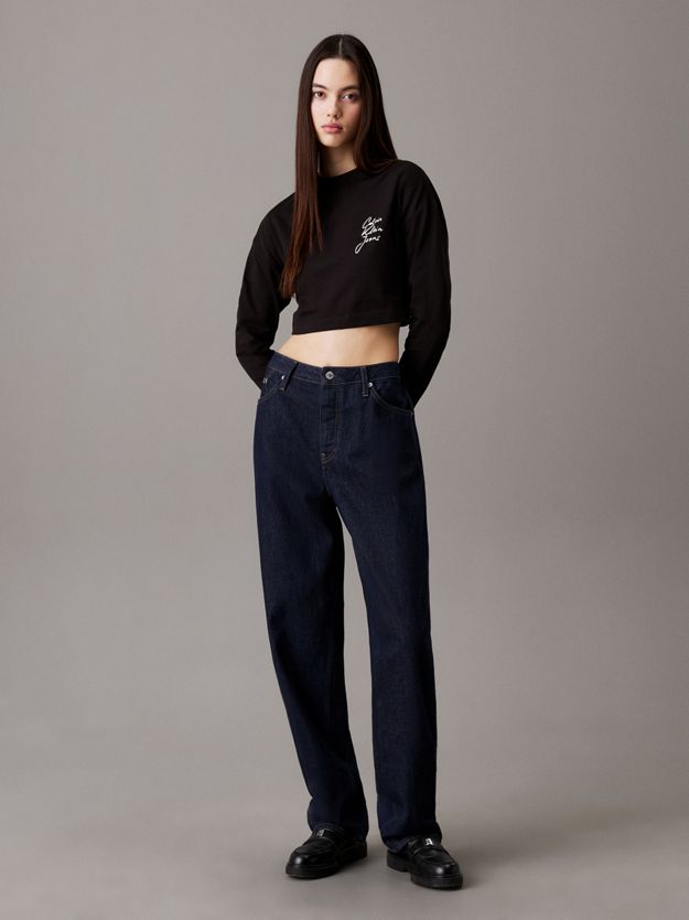 Cropped Long Sleeve T-shirt