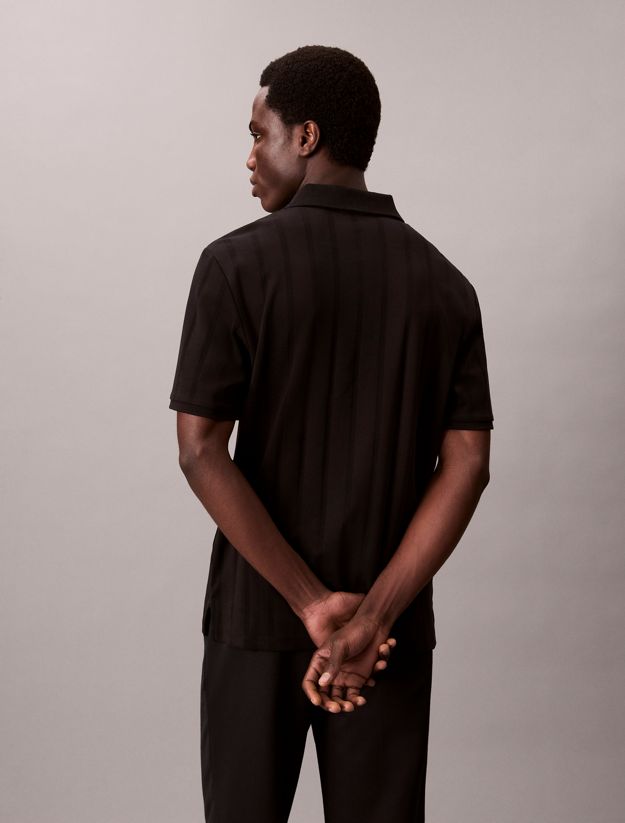 Variegated Rib Classic Polo Shirt