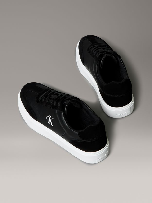 Tumbled Leather Flexible Sole Trainers