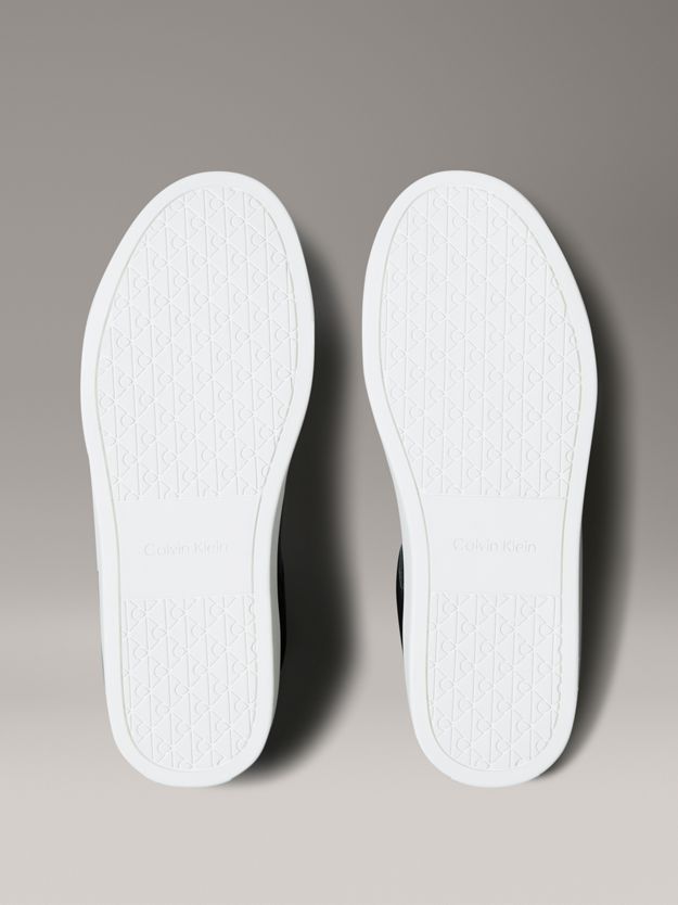 Tumbled Leather Flexible Sole Trainers