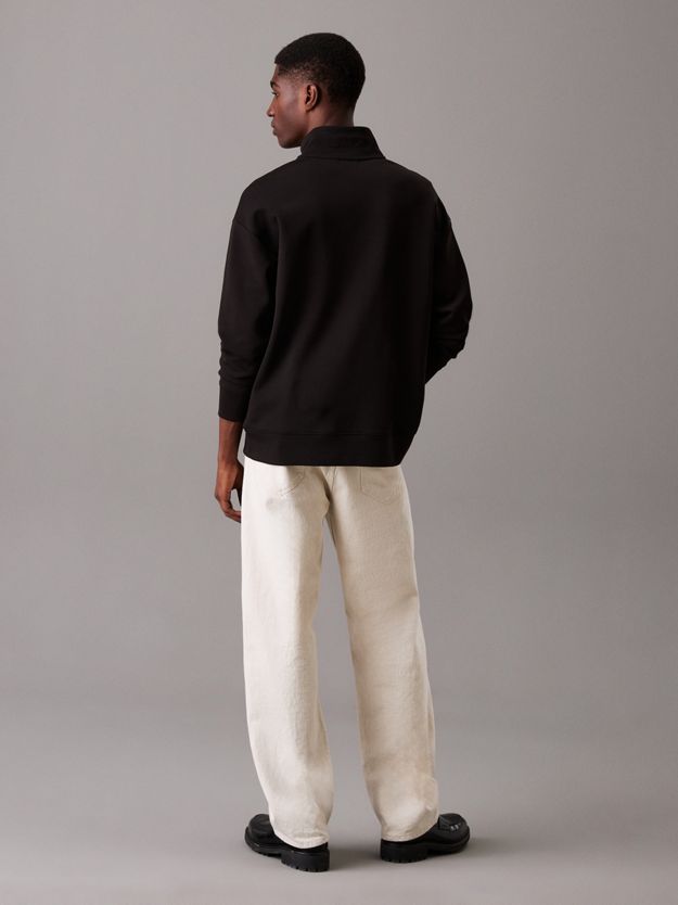 Relaxed Zip Neck Sweatshirt