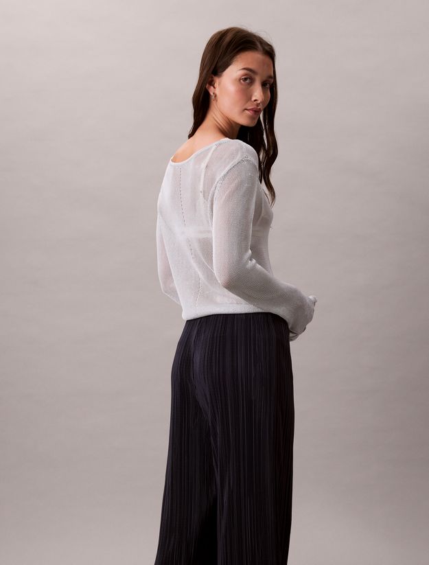 Plisse Pull On Trousers