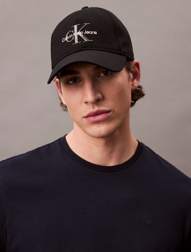 Embroidered Monogram Logo Baseball Cap