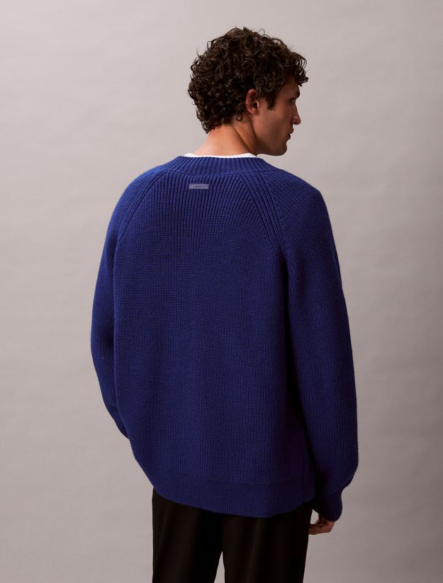 Wool Blend V-Neck Jumper