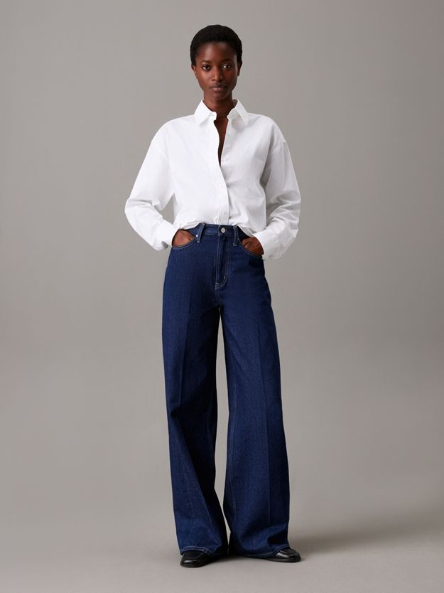 High Rise Wide Jeans