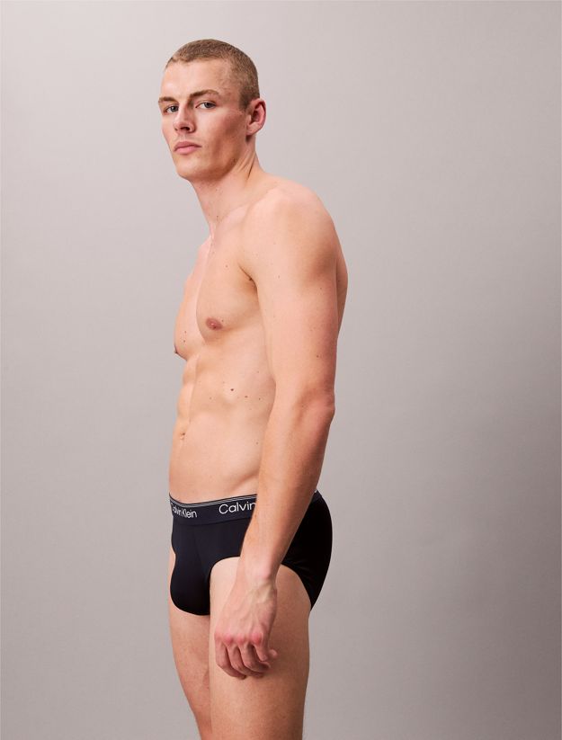 3 Pack Hip Briefs - Microfibre Stretch