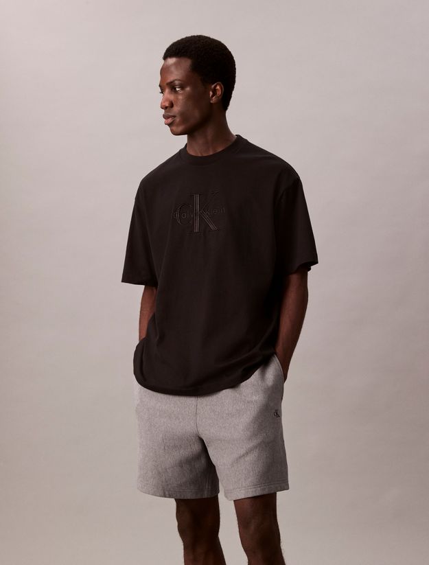 Cotton Terry Jogger Shorts