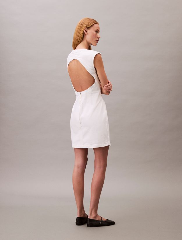 Open Back Cap Sleeve Dress