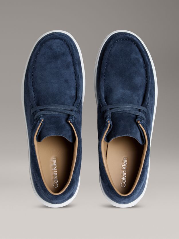 Leather Hybrid Apron Toe Lace-Up Shoes