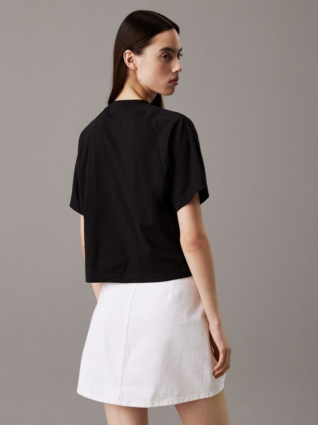 Cropped Shield Logo T-shirt