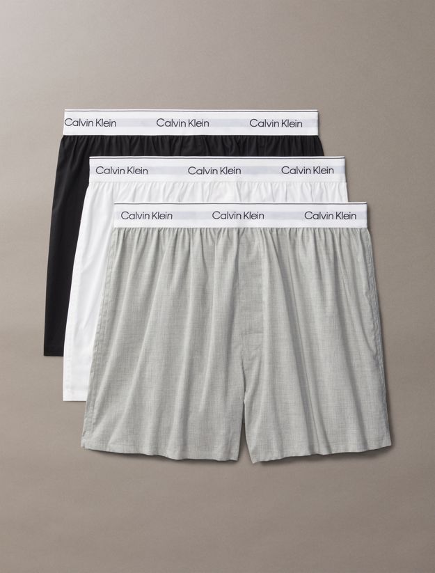 3 Pack Slim Boxers - Icon Cotton Stretch