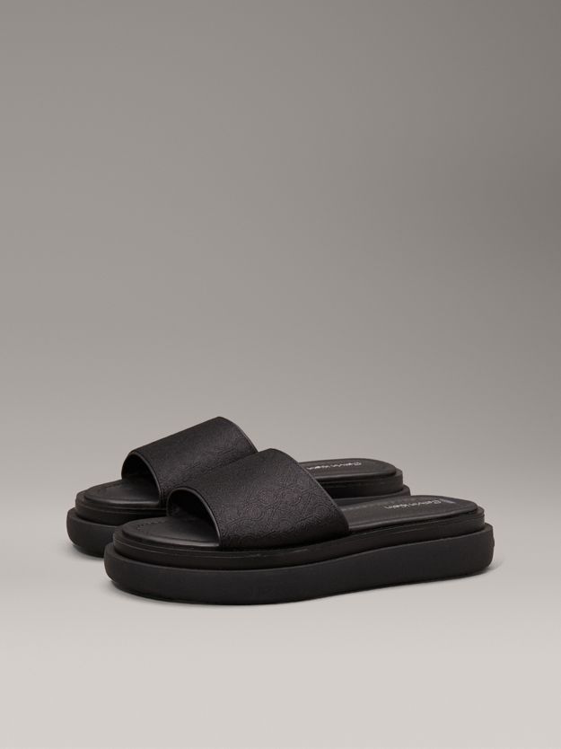 Platform Logo Jacquard Sliders