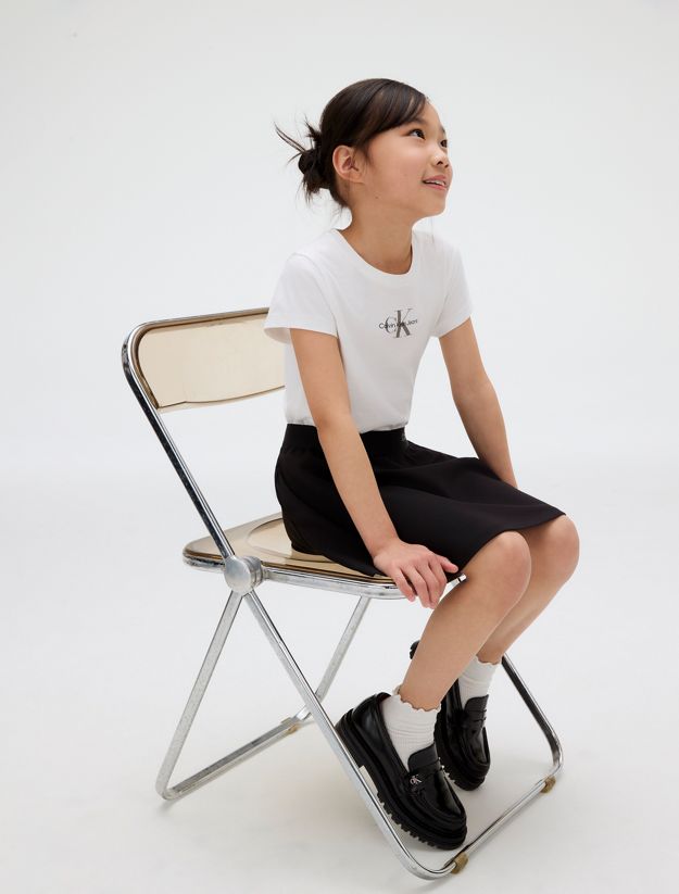 Flared Punto Milano Skirt