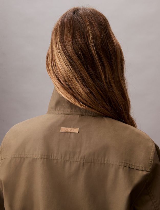 Short Cotton Blend Jacket