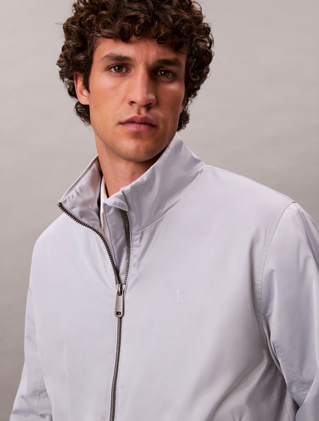 Padded Zip Mock Neck Jacket