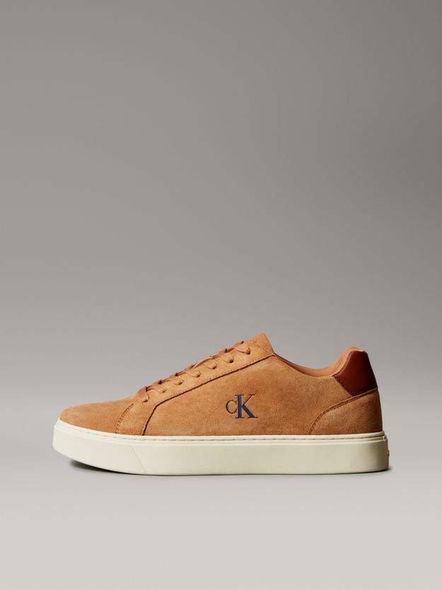 Suede Leather Flexible Sole Trainers