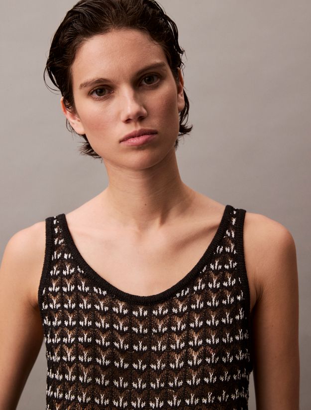Jacquard Textured Tank