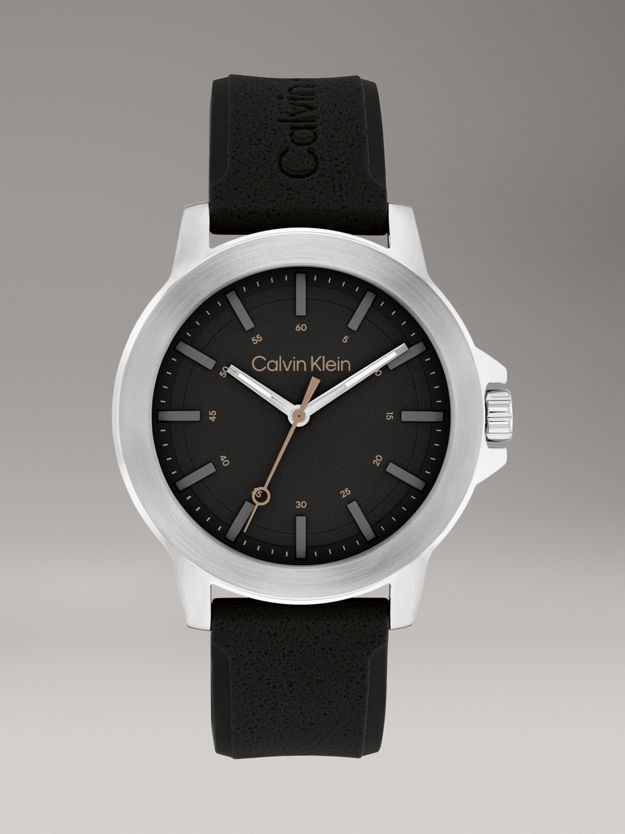 Bold Dial Silicone Strap Watch